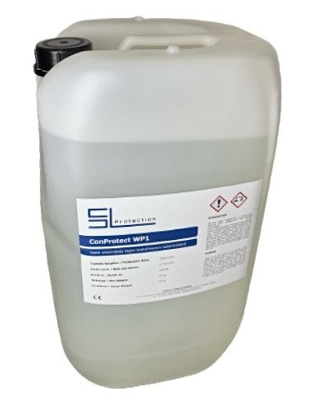 Skystas kristalinės hidroizoliacijos betono priedas | ConProtect WP1 25L